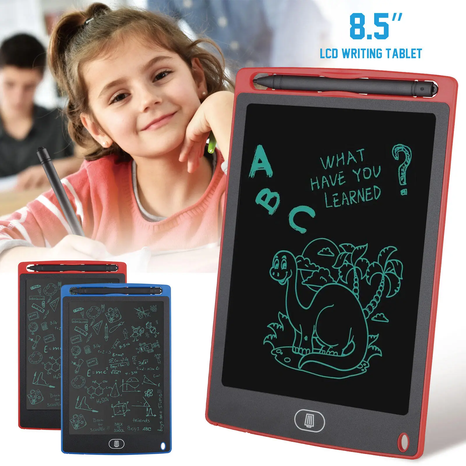 LCD Writing Tablet Multicolor -8.5 Inches
