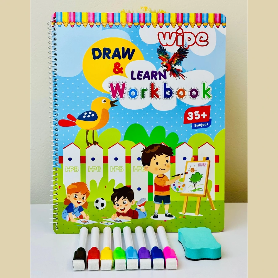 Wipe Draw and Learn Workbook
