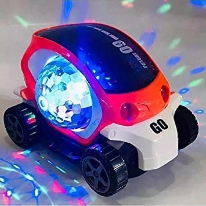Light anad Musical Police Toy Car for Babies Toddlers Kids Light Music Non Stop 360 Rotations