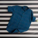 Made In The Shade 100% Micro Full Sleeve Shirt for Boys-Blue